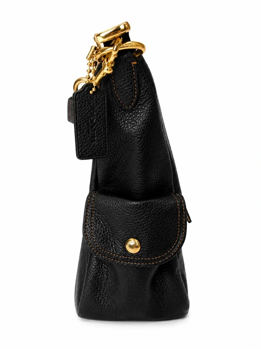 Coach Bailey Hobo Pebble Leather Shoulder Bag